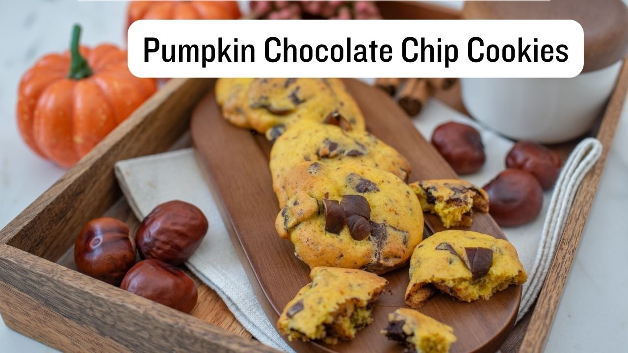 Browned Butter Pumpkin Chocolate Chip Cookies